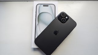 iPhone 15 Black - UNBOXING First Impressions