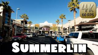 Driving Around Summerlin, Nevada in 4k Video