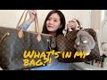 What's in my bag?! 我的包包里有什么｜Louis Vuitton Speedy 30 VS Neverfull MM