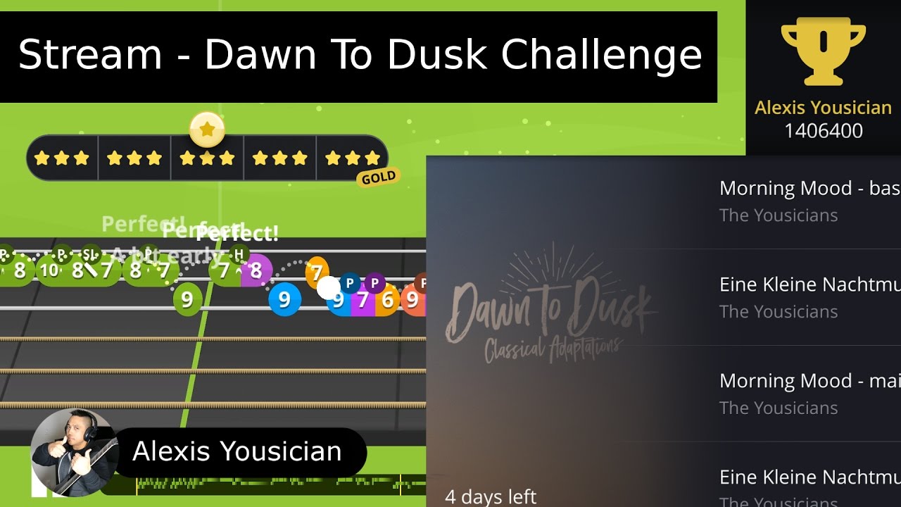 Alexis Yousician - "Dawn To Dusk" Challenge Live Stream