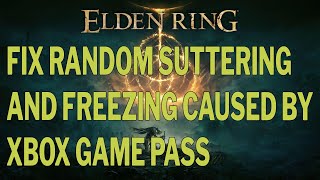 how to fix elden ring randomly freezing and suttering