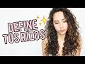 DEFINICIÓN DE RIZOS PERFECTOS SIN FRIZZ! TIPOS DE RIZOS 3A - 3B - 3C DEFINICIÓN CABELLO RIZADO