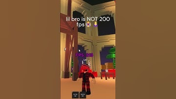 Lil bro is not 200 fps 💀#shortsviral #meme #roblox #fps #shorts