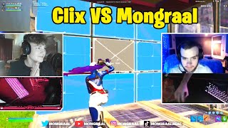 Mongraal Challenged Clix to a 2v2 Box Fights with Pump Shotgun and This Happened!