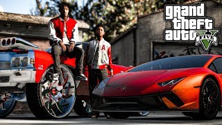 BLOODS VS CRIPS GANG WARS 10 (#GTA5 MODS) Real Gang Life!