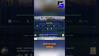 Dinosaur Escaped: Game Glitch Unleashed Chaos! #shorts