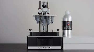 Anycubic Photon Mono X timelapse with Liqcreate Strong-X 3D printed connectors