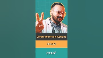 Create Workflow Actions Using AI. #shorts #shortvideo #cta9