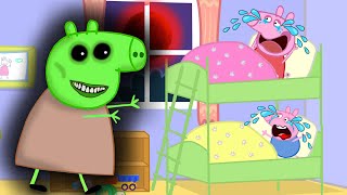 Zombie Apocalypse, Scary Mummy Pig Appear At The Bed Room‍♀ | Peppa Pig Funny Animation