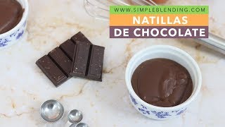 LAS MEJORES NATILLAS DE CHOCOLATE CASERAS | Deliciosas natillas de chocolate | Natillas saludables