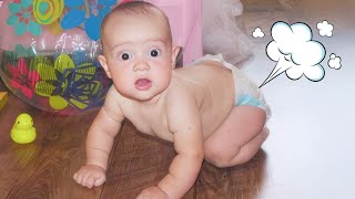 Try Not To Laugh with Funny Baby Fart Moments  Cute Baby Videos