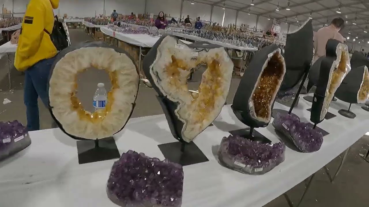 Gem Show in Tucson (Kino).  Favorite tent to buy from. 