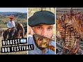 BIGGEST BBQ GRILL IN ARGENTINA! 🇦🇷 | Epic Argentine Asado Festival in Patagonia