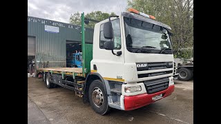 2013 DAF CF75.310 6x2 Beavertail Plant Vehicle