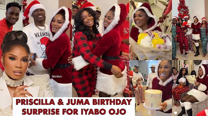 Iyabo Ojo Receive Biggest 48th Birthday Surprise From Priscilla Ojo, Juma Jux, Paulo and others 