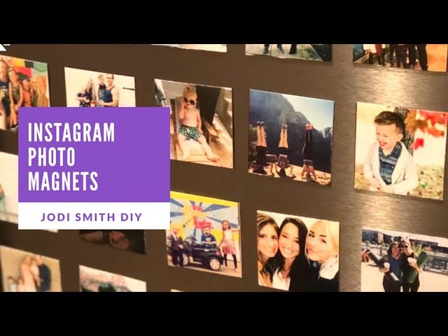 Make your own PHOTO MAGNETS! Great gifts! Easy DIY!