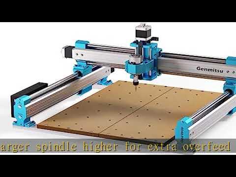 Genmitsu CNC Router Machine 4040-PRO for Woodworking Metal Acrylic MDF  Nylon Cutting Milling, GRBL Control, 3 Axis CNC Engraving Machine