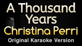 A Thousand Years - Christina Perri (Karaoke Songs With Lyrics - Original Key)