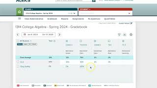 ALEKS How to View In-Progress Scores