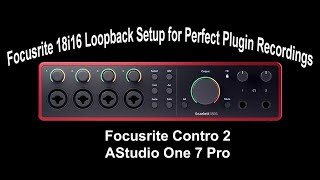 Record Plugin Changes Without Losing Your Work | Studio One &amp; Focusrite