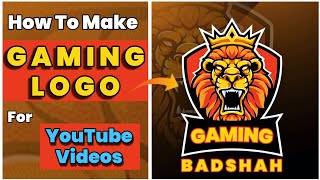 How to make GAMING LOGO || How to make logo for GAMING CHANNEL || gaming logo maker