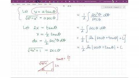 Section 8.4: Trigonometric Substitution