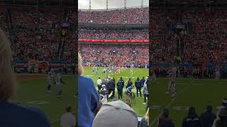 SECOND ROW SEATS FOR THE DENVER BRONCOS!