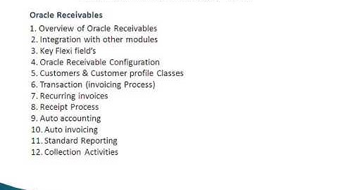 Oracle Apps Financials R12 Online Training And Corporate Support-Magnific Training.Com