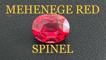 NATURAL MEHENGE RED SPINEL GEMSTONE #gemstone #spinel #red_spinel #cgt