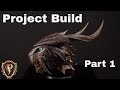 🐲 MASTERPIECE TIGER DRAGON LEATHER HELMET P.1 🛡️ Prince Armory Project Build