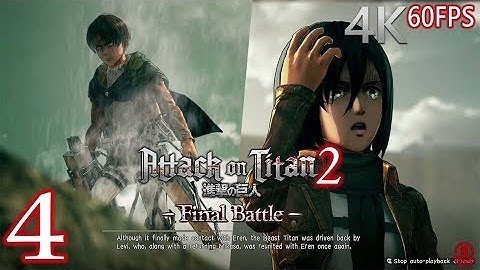 A.O.T. 2: Final Battle (Xbox One X) Scout Regiment Story - Gameplay Walkthrough Part 4 [4K 60FPS]