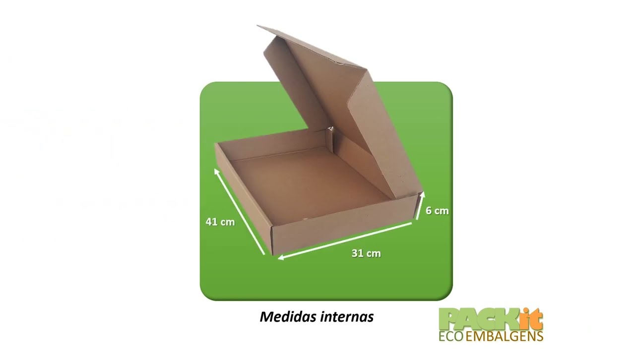 25 Caixas de Papelão 41x31x6 cm