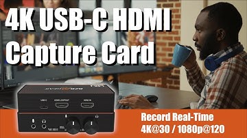 Elevate Your Recording Experience - USB-C & HDMI 2.0 4K Capture Card BG-4KCHA