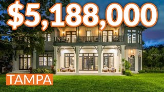 Inside A $5,188,000 South Tampa Luxury Estate | 4613 Bayshore Boulevard Tampa, FL 33611