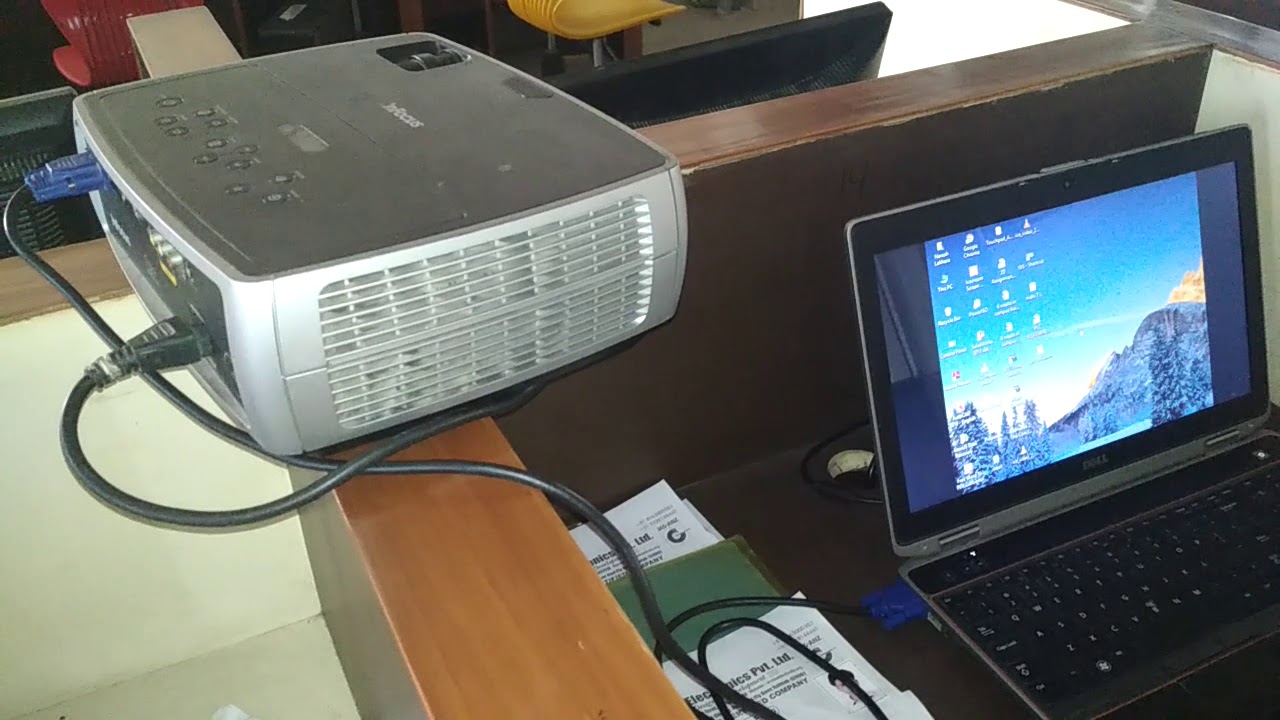 How To Connect Projector With Laptop And Desktop setup step by step