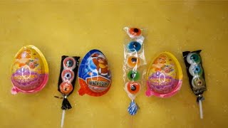 Relax video - Unpacking - Eggs -  Lollipops -  Nice
