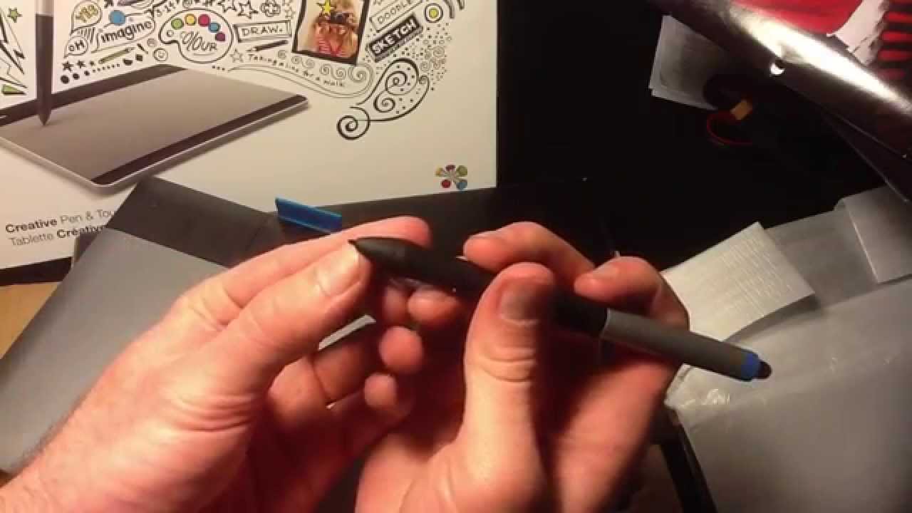 Wacom CTH 480 Unboxing - Intuos Pen Touch Tablet - YouTube