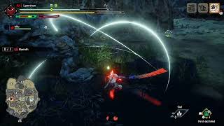 Monster Hunter Rise Barroth BOSS Fight (Long sword gameplay) - Nintedo Switch Lite screenshot 1