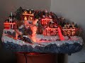 クリスマスの光るジオラマ