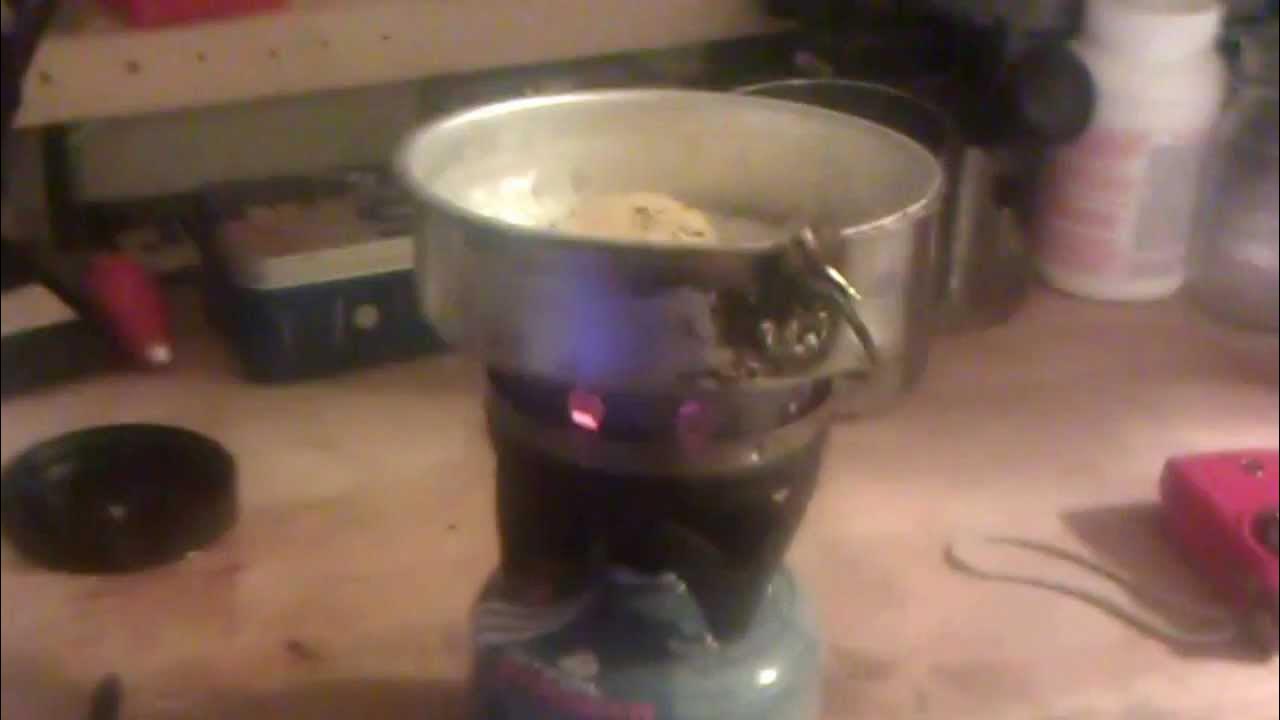 Cooking eggs on a modified Jetboil YouTube