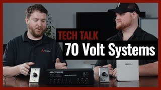 How to Wire a Basic 70 Volt Speaker System in Parallel to an Amplifier on Pro Acoustics TechTalk Ep5