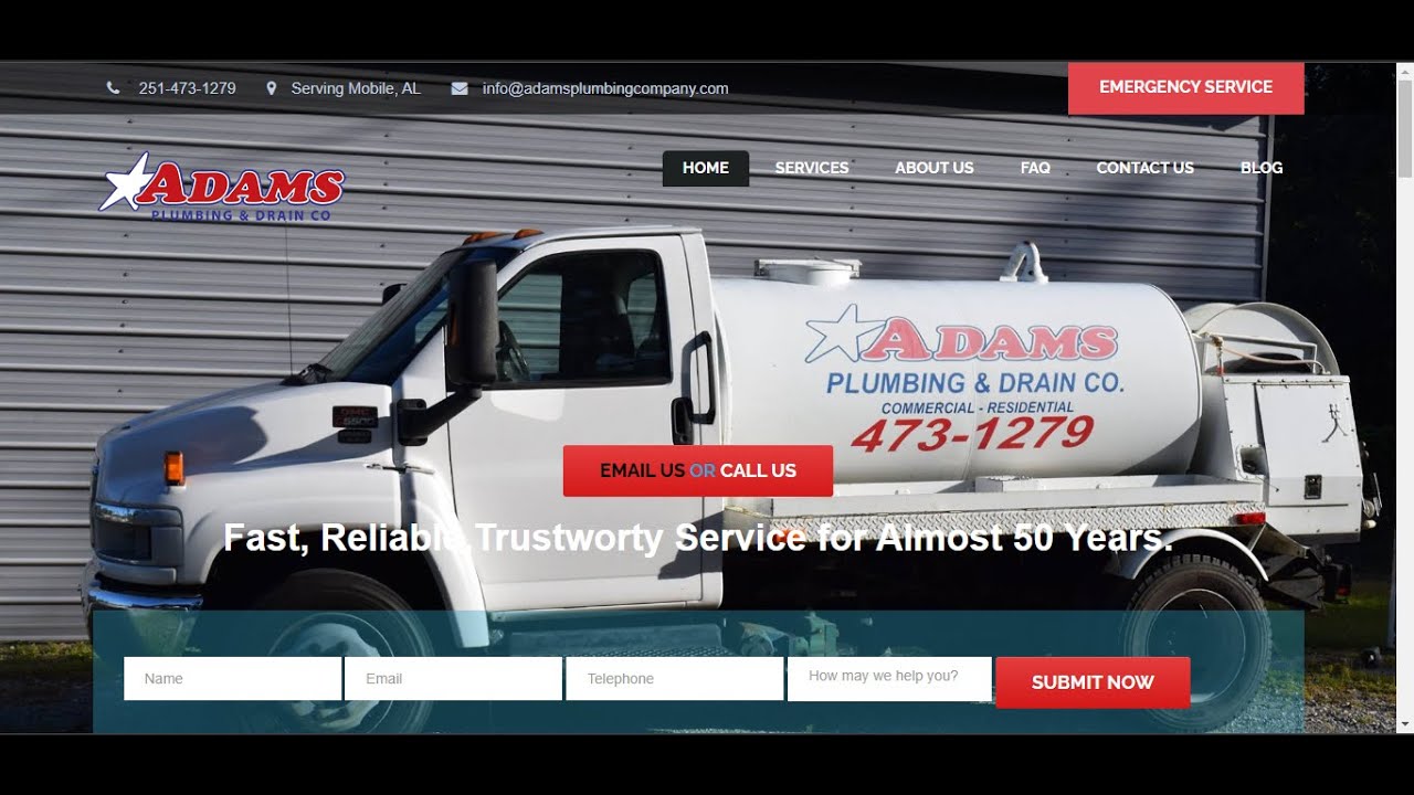 Adams Plumbing & Drain Co