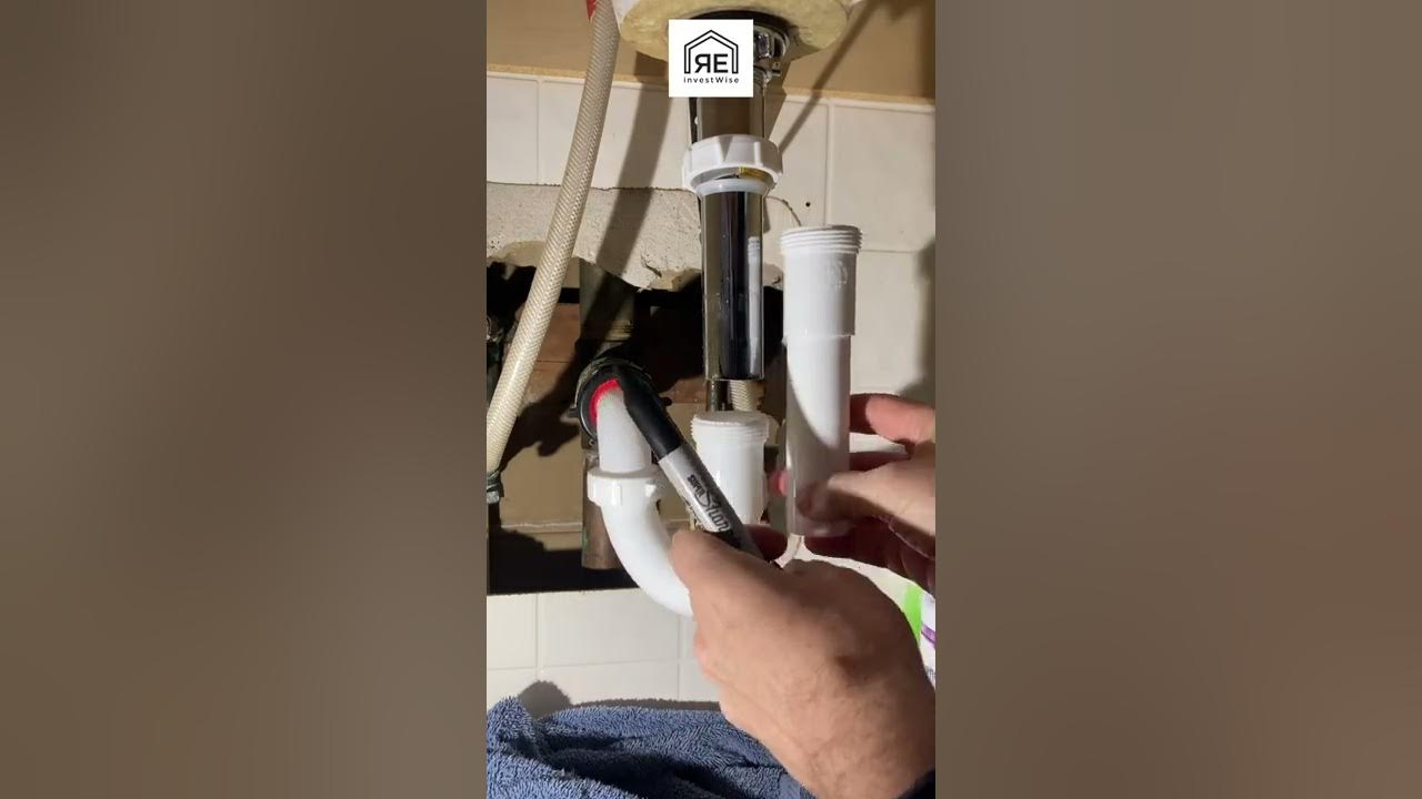 Replace P Trap on Bathroom Sink YouTube