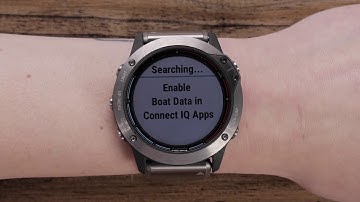 Garmin quatix 6: How to pair a compatible chartplotter