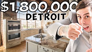 House Tour: $1.8 Million Luxury Penthouse in Detroit, Michigan