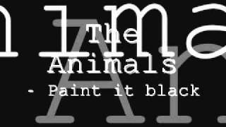 Vignette de la vidéo "The Animals - Paint it black"