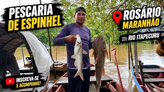 PESCARIA DE ESPINHEL: era um bruto atrás do outro