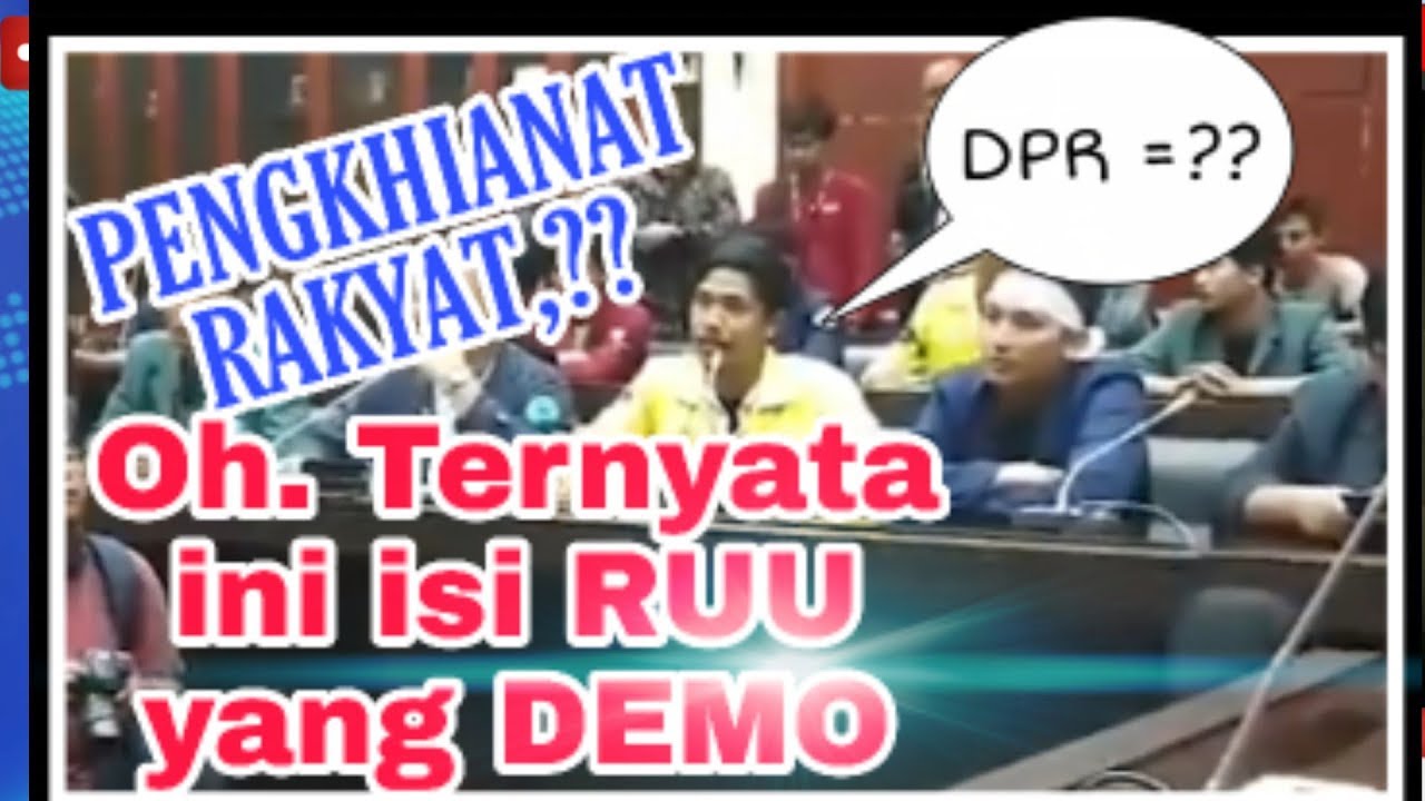 ISI RUU KPK & RKUHP YANG KONTROVERSIAL, BEM UI : DEWAN PENGKHIANAT ...