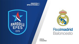 Anadolu Efes Istanbul - Real Madrid Highlights | Turkish Airlines EuroLeague, RS Round 17
