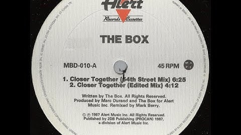 The Box – Closer Together (54th Street Mix) (1987)
